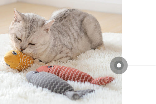 Catnip Fish Toy – Bite, Pounce & Play