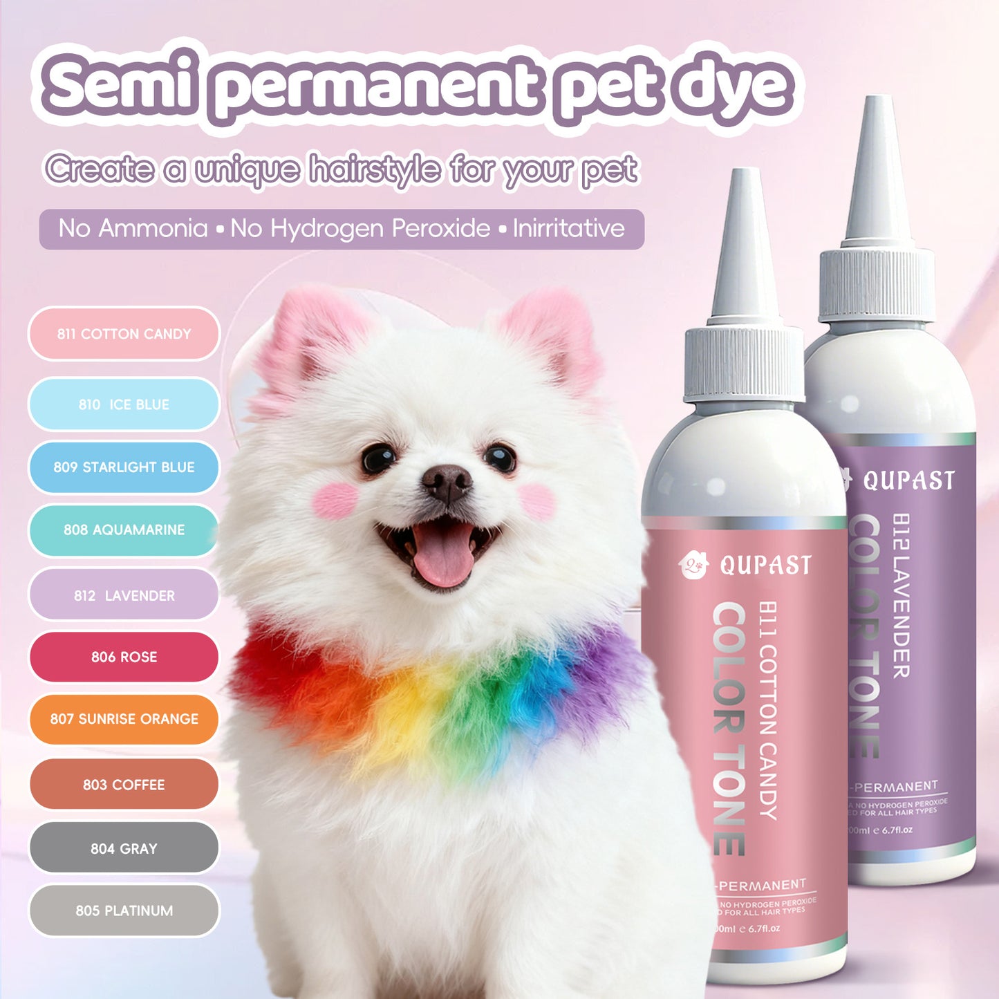 🐶🐾Let Your Pet Shine in Every Color of the Rainbow!🌈