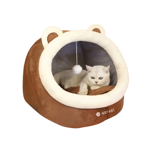 Cat and dog pet all-season semi-enclosed warm clothing