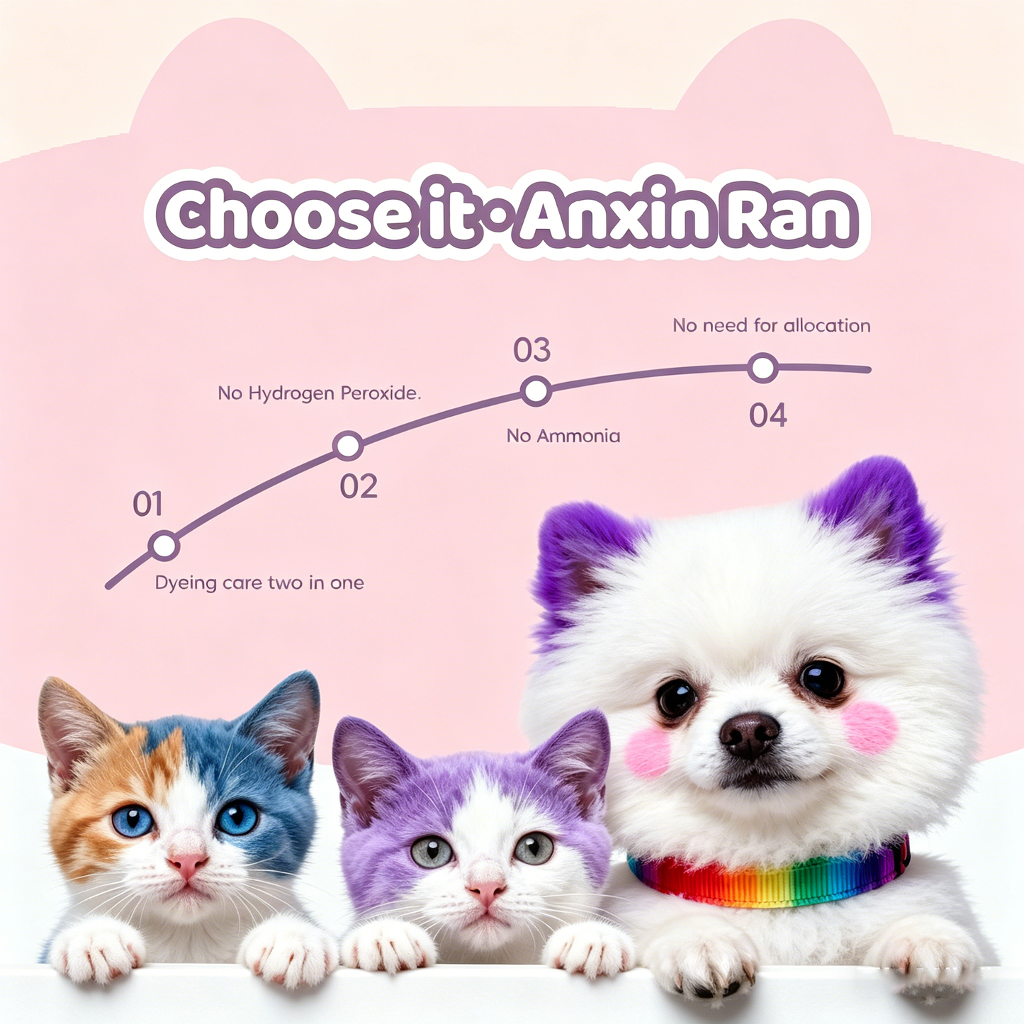 🐶🐾Let Your Pet Shine in Every Color of the Rainbow!🌈
