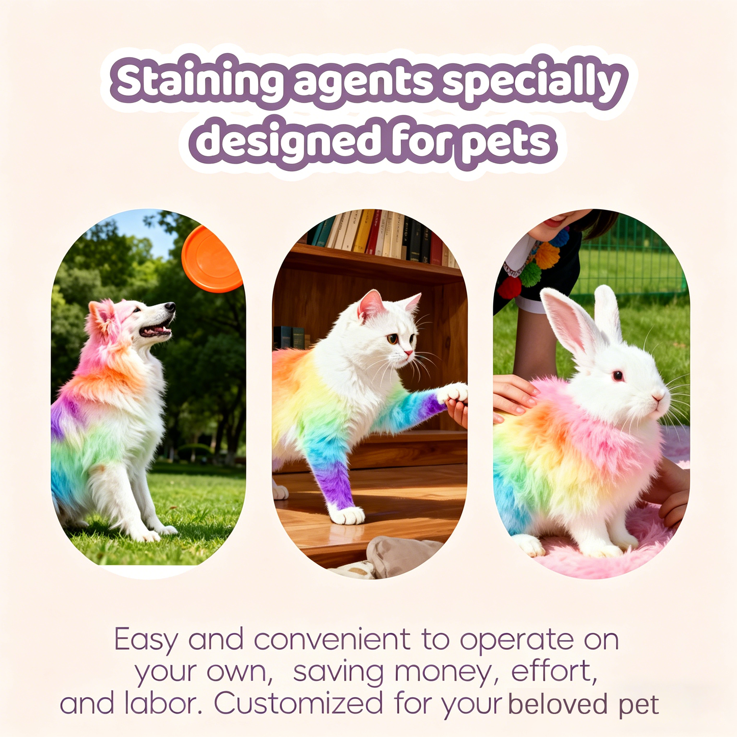 🐶🐾Let Your Pet Shine in Every Color of the Rainbow!🌈