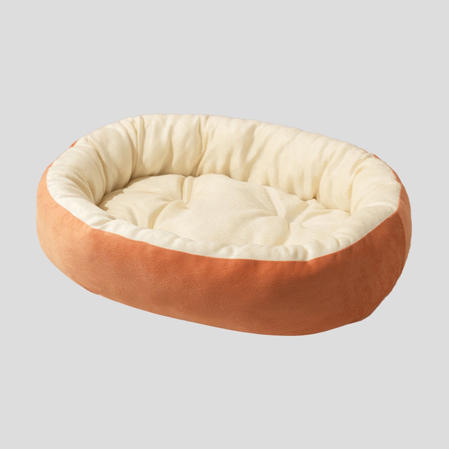 Oval-shaped pet bed, cool in summer and warm in winter