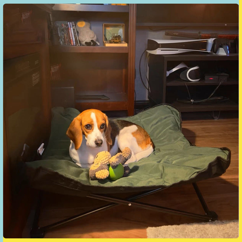 Detachable camping portable folding outdoor pet cot