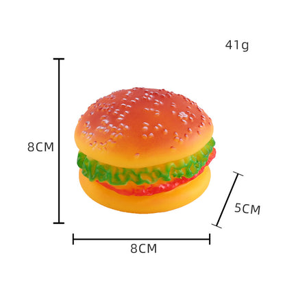 Bite-resistant sound-emitting rubber pet toys