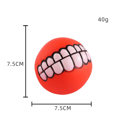 Bite-resistant sound-emitting rubber pet toys