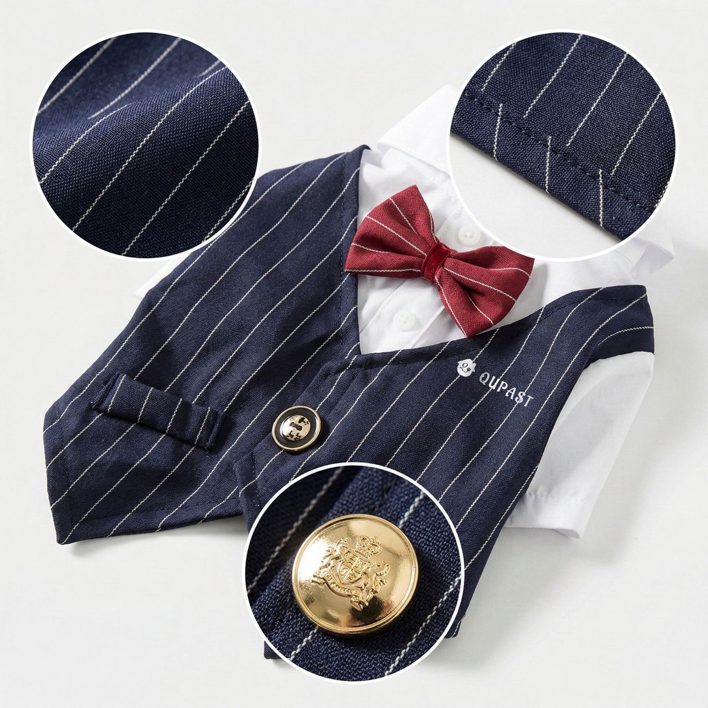 Spring Cat Pet Clothing: Suit, Formal Dress, Shirt, Vest