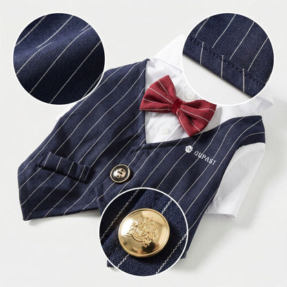 Spring Cat Pet Clothing: Suit, Formal Dress, Shirt, Vest