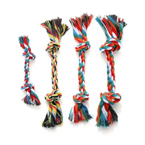 Knotted Braided Chew Rope Pet Toy