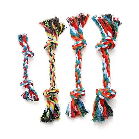Knotted Braided Chew Rope Pet Toy