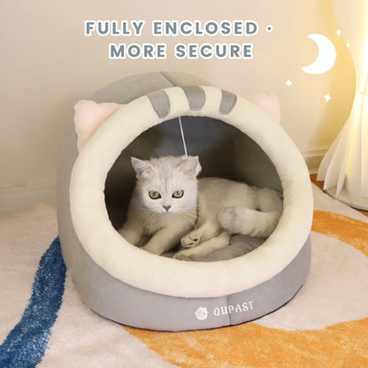Cat and dog pet all-season semi-enclosed warm clothing