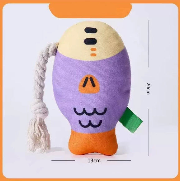 Plush Talking Fathead Fish [Purple]