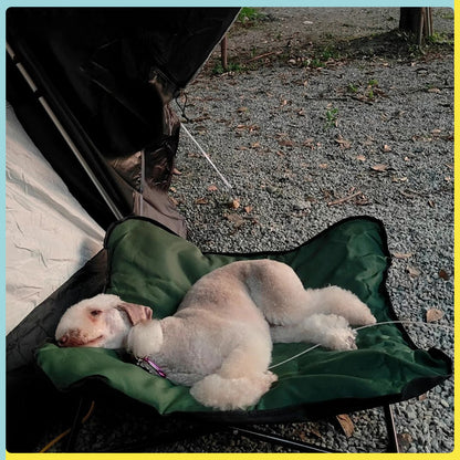 Detachable camping portable folding outdoor pet cot