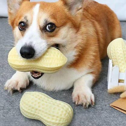 Bite-resistant sound-emitting rubber pet toys