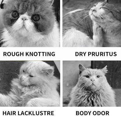 500ml Pet Cat and Dog Shampoo, Fresh and Safe Scent