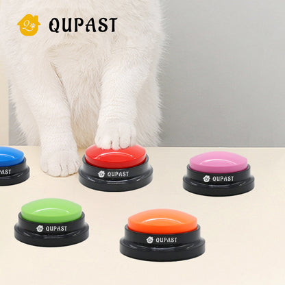 Pet Communication Button Sound Emitter Cat Bell Toy Accessory