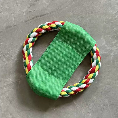 Knotted Braided Chew Rope Pet Toy