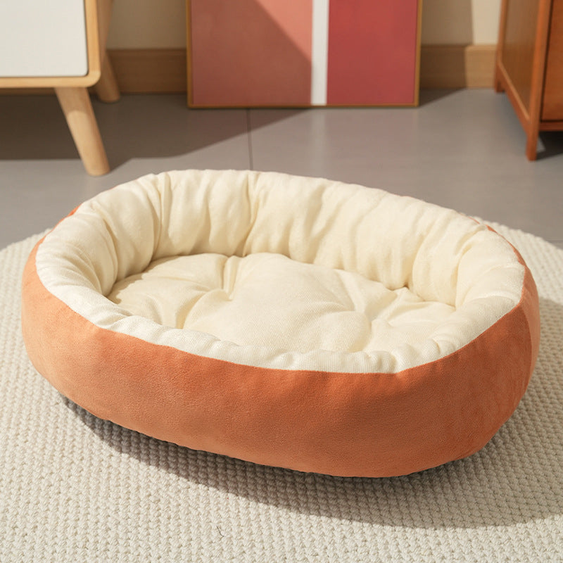 Light brown oval nest four-season style