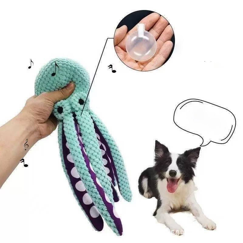 Voice-interactive companion toy for medium to large dog pets