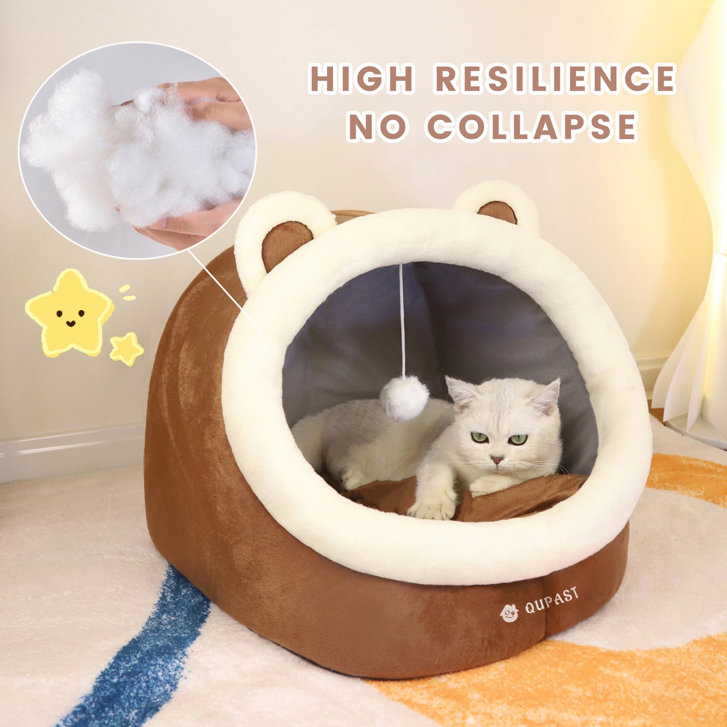 Cat and dog pet all-season semi-enclosed warm clothing