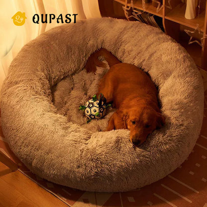Long-haired dog bed all-season large dog winter warm thickened